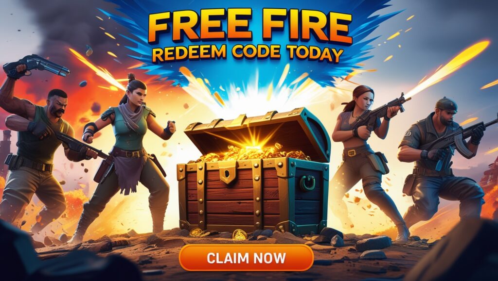 Garena Free Fire Redeem Codes Today